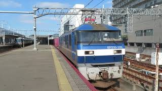 JR貨物 EF210-106号機（吹田）＋コキ26両　貨物列車3050レ 2021.09.25