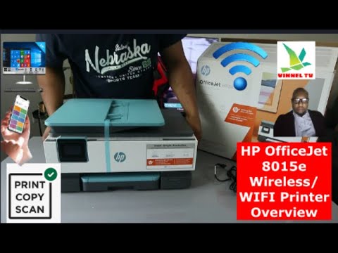 HP OfficeJet 8015e Wireless / WIFI Printer Overview