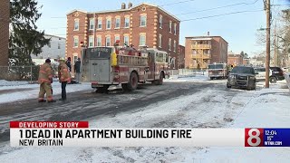 1 dead in New Britain apartment building fire