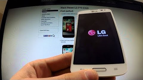 Hard Reset LG F70 D315