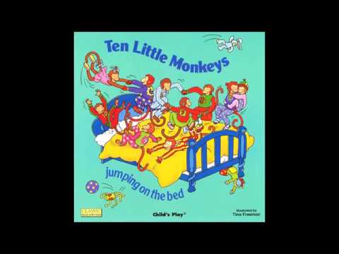 英語絵本『Ten Little Monkeys Jumping on the Bed』CD試聴 - YouTube