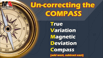 Un-Correcting the Compass | Magnetic Compass Error Explained for Maritime Students