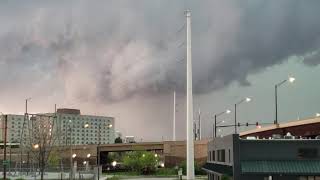 Tornado warning in Lincoln, NE on May 5, 2019