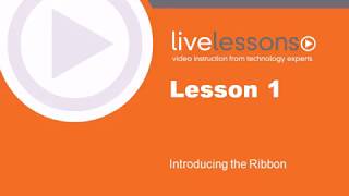 Excel Interface - Lesson 1 Introducing the Ribbon