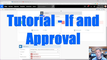 Microsoft Flow Tutorial - If and Approve