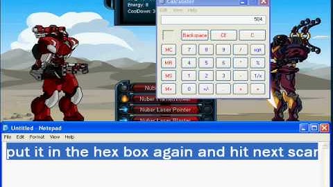 1 hit Kill in Mech Quest with cheat engine 5.5 or 5.4