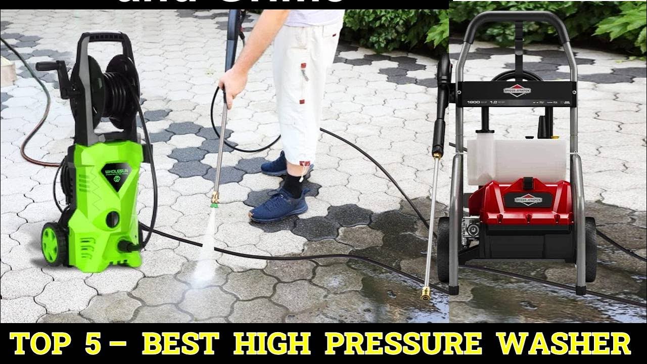 Top 5 Best High Pressure Washer Reviews 2023 YouTube
