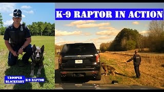 K-9 RAPTOR helps locate drug load and cash from drug mule - Arkansas State Police catch another!