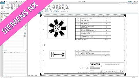 Multiple Partslists - Siemens NX 12 Training - Drafting