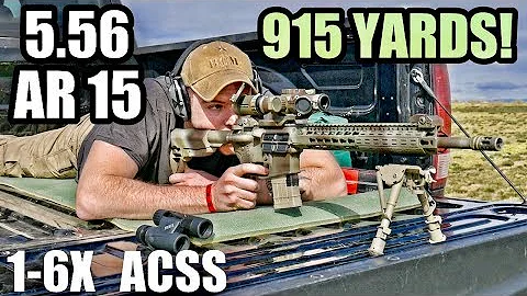 AR-15 at 915 Yards using Primary Arms 1-6x ACSS Scope