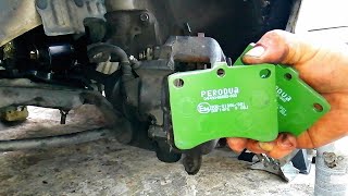 How to Replace Front Brake Pad'S For Perodua Kancil.