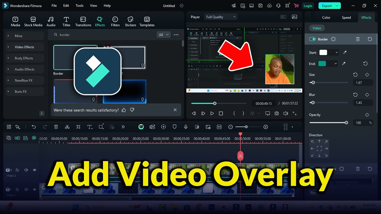 How to Add Overlay in Filmora 14 - YouTube