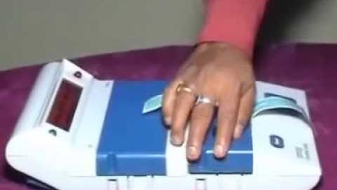 How the Electronic Voting Machine from India works