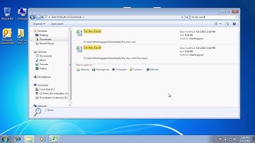 Cách sử dụng windows 7 #14 | Sử dụng tính năng tìm kiếm trong Windows Explorer