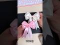 How To Make DIY Satin Ribbon Bow 🎀 | Easy Hair Bow Tutorial in 1 Minute | Cute Ribbon Craft Idea