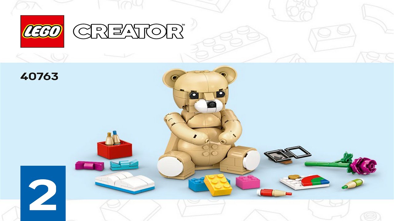 🎉 LEGO instructions 🎉 Seasonal 🎉 40763 🎉 Children's Day Teddy
