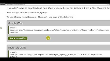 제이쿼리( jQuery) 3 강 . 설치하는 방법 안내