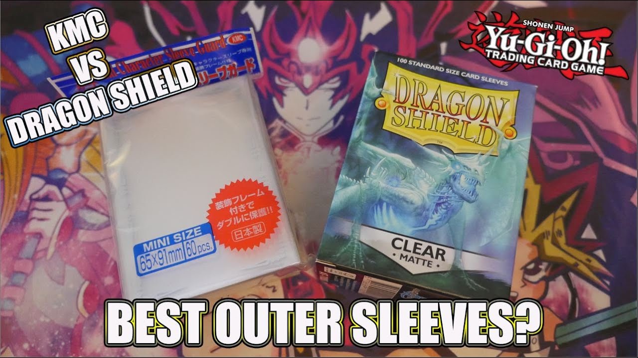 YUGIOH BEST OUTER Sleeves? KMC Vs Dragon Shield 