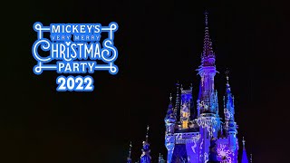 MICKEY&#39;S VERY MERRY CHRISTMAS PARTY 2022 | Fireworks, Parades, Rides, and Food!