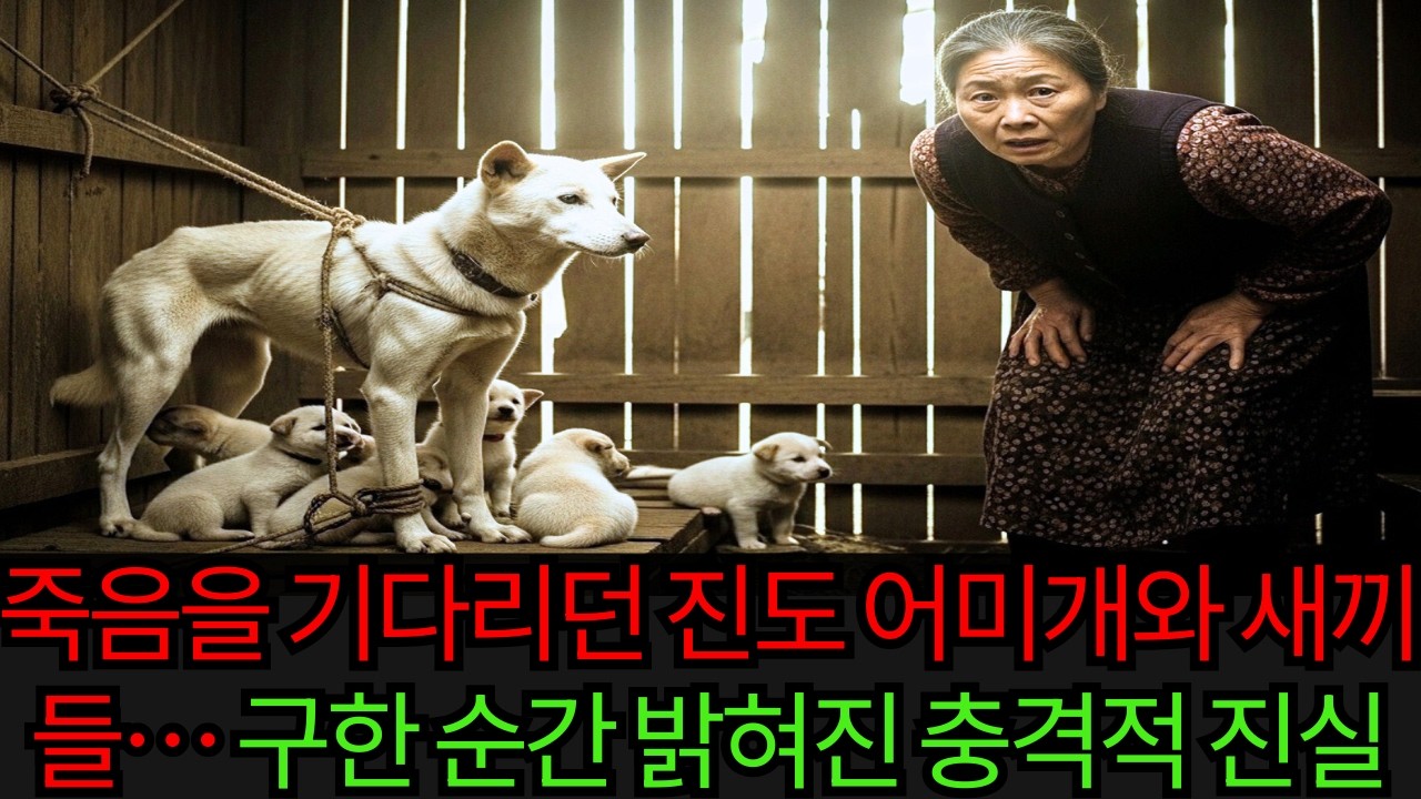 죽음을 기다리던 진도 어미개와 새끼들… 구한 순간 밝혀진 충격적 진실 | 감동사연 | 오디오북