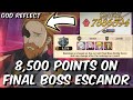 8,500 Points On Final Boss Escanor - Rank #1 God Reflect Strategy - Seven Deadly Sins: Grand Cross