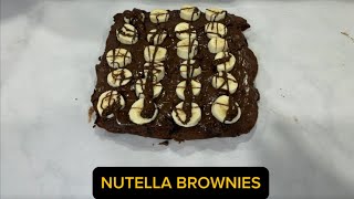￼ The BEST Nutella Banana Brownies