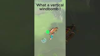 What a vertical windbomb !  #zelda #botw