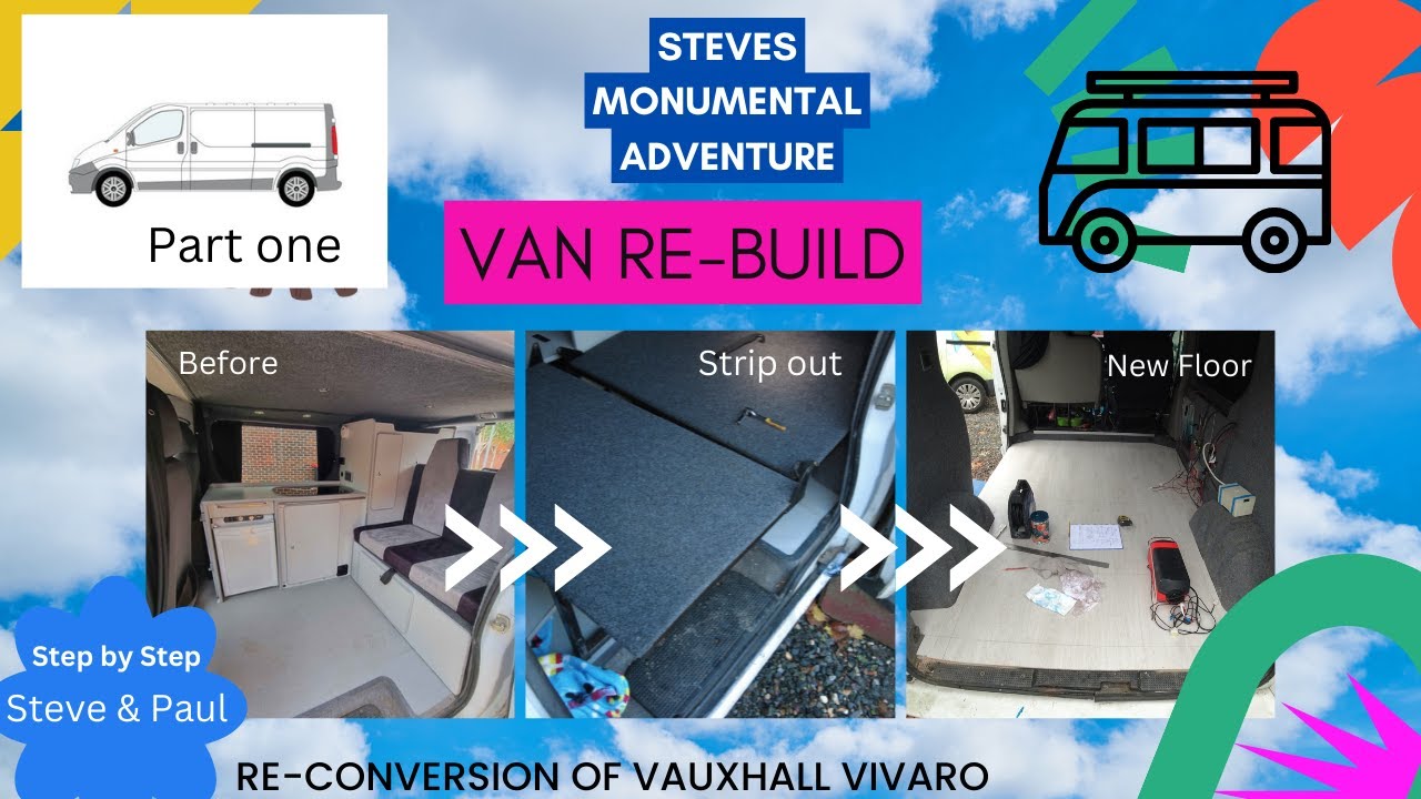 Vauxhall Vivaro camper van conversion Part One (Strip out & New