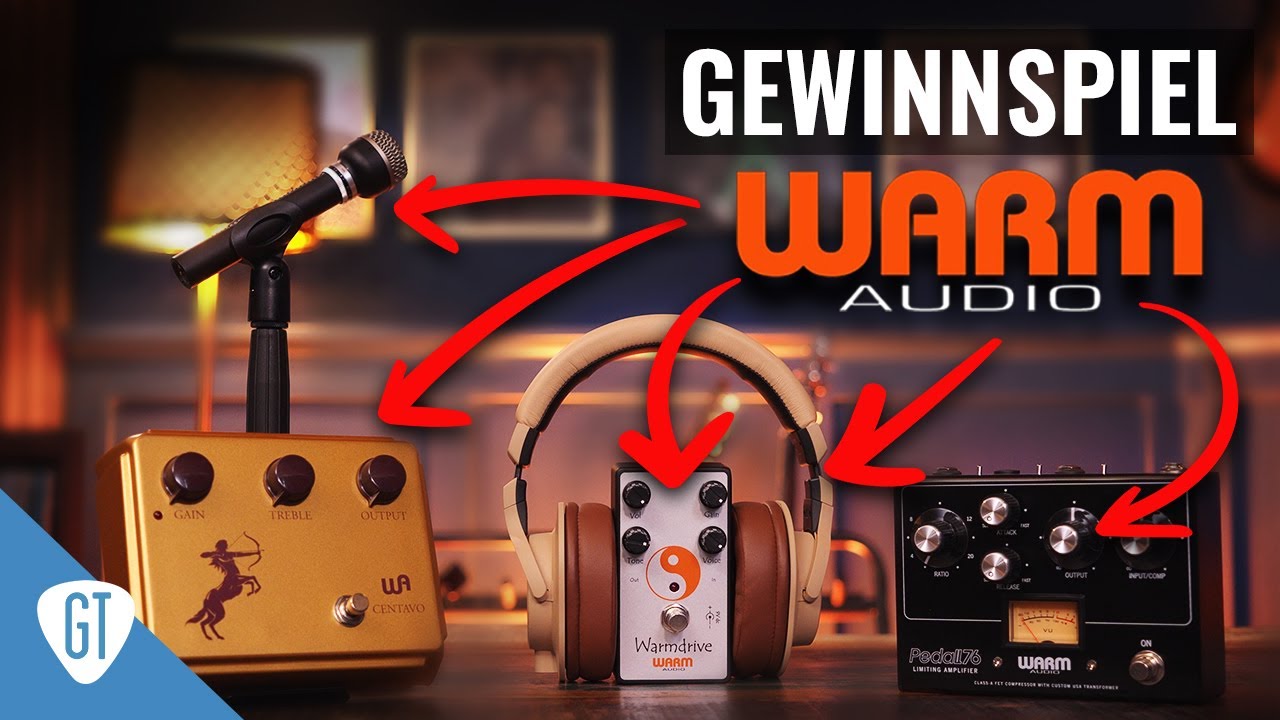 Warm Audio-Gewinnspiel - Pedale, Mikrofon & Kopfhörer!