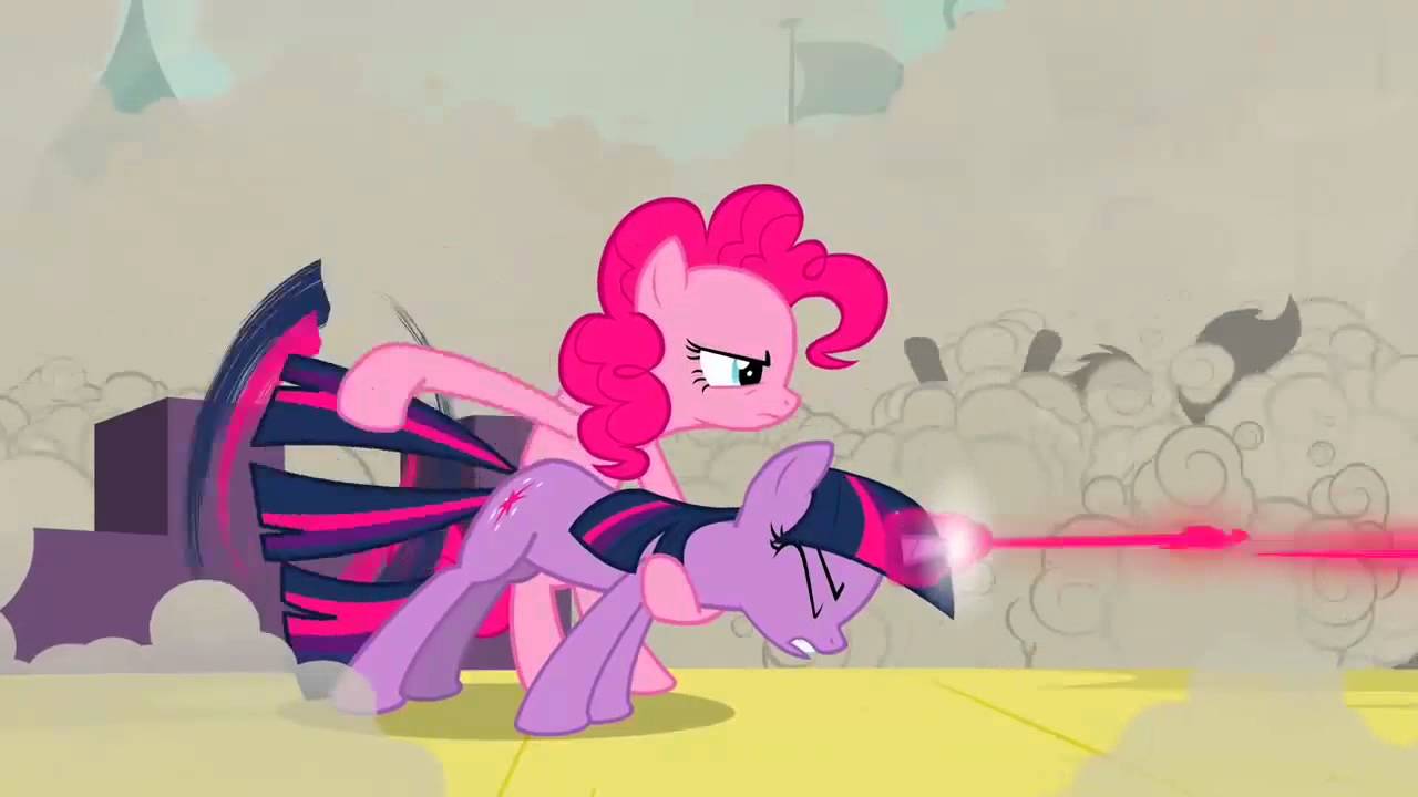 Pinkie Pie - (uses Twilight as a gun) - YouTube