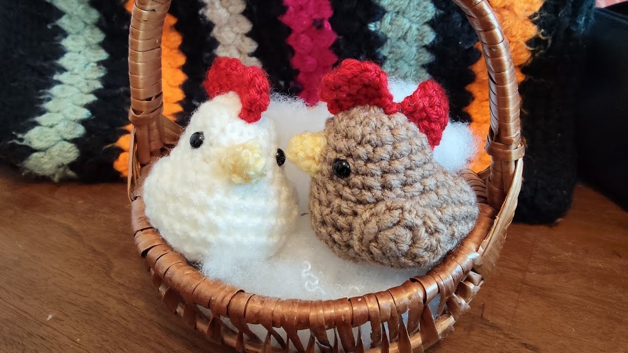 Tuto petite poule au crochet