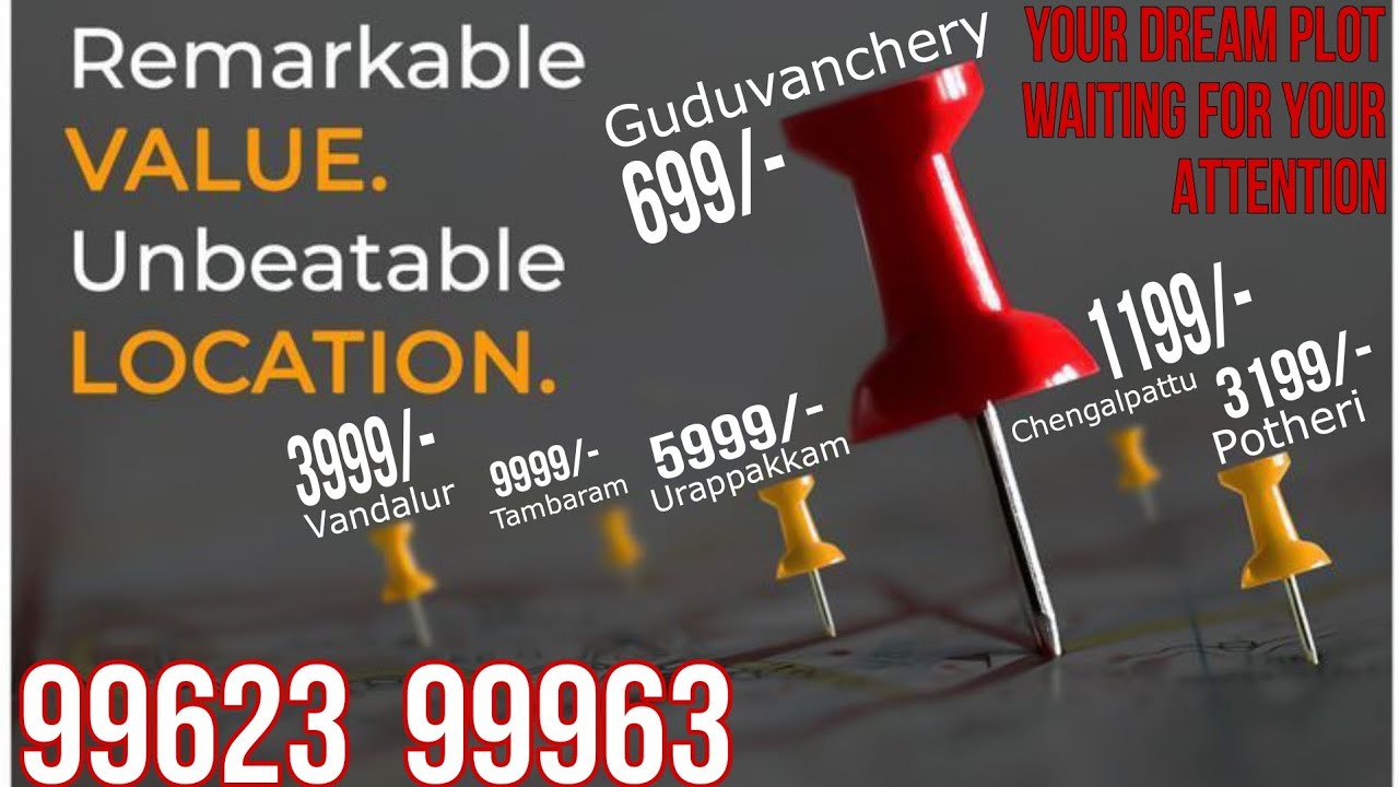 Guduvanchery Near Farmland Farmhouse For Sale EMI Scheme Agricultural Land For Sale GST Road Nr