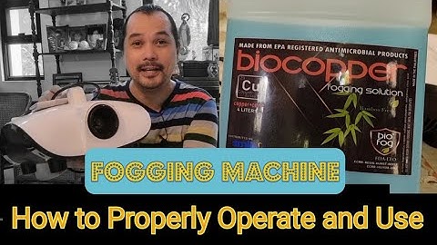 How to Properly Use Fog Machine for Disinfection / Turtle Type 900 watts Complete Set Up and Review