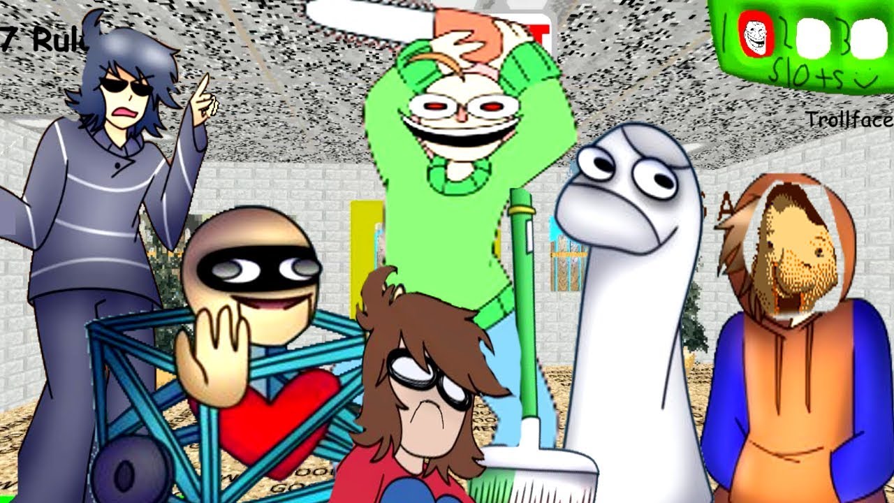 love the new characters baldi s basics deviantart edition youtube