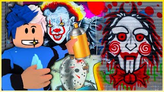 EN İYİ KORKU KARAKTERİNİ KİM ÇİZECEK | ROBLOX SPRAY PAINT | HAN KANAL EKİP