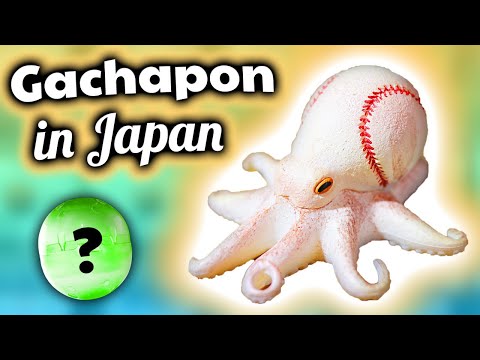 Gachapon in Japan: OCTOPUS + BASEBALL