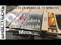 TUTORIAL: Como Hacer una Base Organizadora para Sierra de Mesa