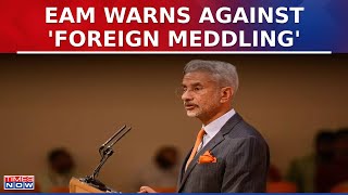 Jaishankar Warns Against 'Foreign Meddling', Slams Countries Giving Lectures on Election Conduct