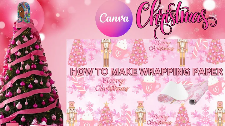 CANVA CHRISTMAS- HOW TO MAKE WRAPPING PAPER