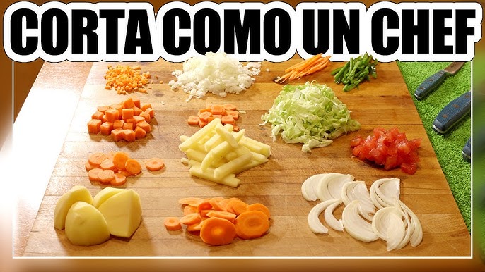 Cuántas maneras de cortar verduras conoces?