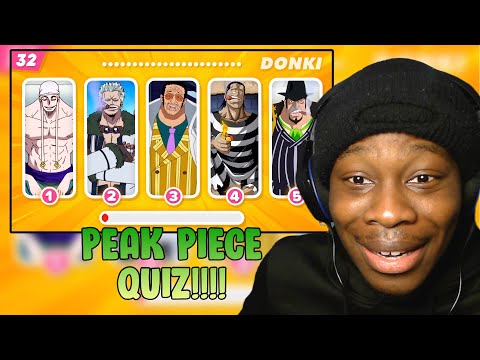 ONE PIECE VOICE QUIZ 🗣️👒 Guess the One Piece character voice 🏴‍☠️ l Reaction