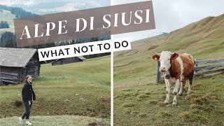 Europe's LARGEST High Alpine Meadow ALPE DI SIUSI (and our first expensive travel mishap!) screenshot 5