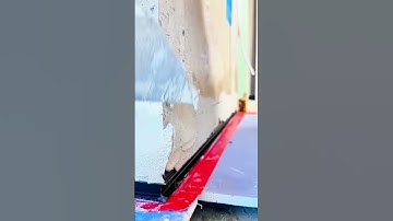 Plaster In Baseboard Profile Shadow Gap