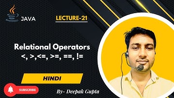 Core Java part21| How to Use Relational Operators in Java | Java Comparison Operators Tutorial