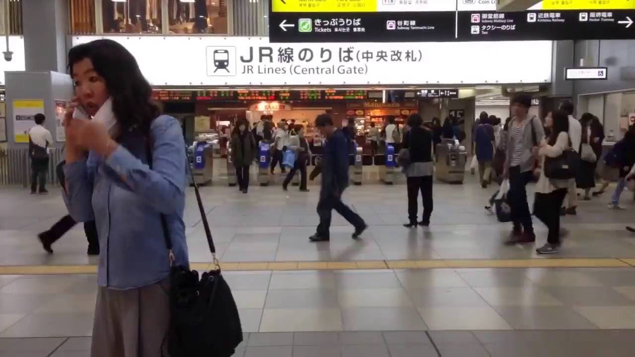 Time Lapse Jr天王寺駅中央改札でタイムラプスを撮ってみた Youtube