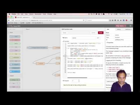 Moving zscore based anomaly detector on the IoT Edge using NodeRED