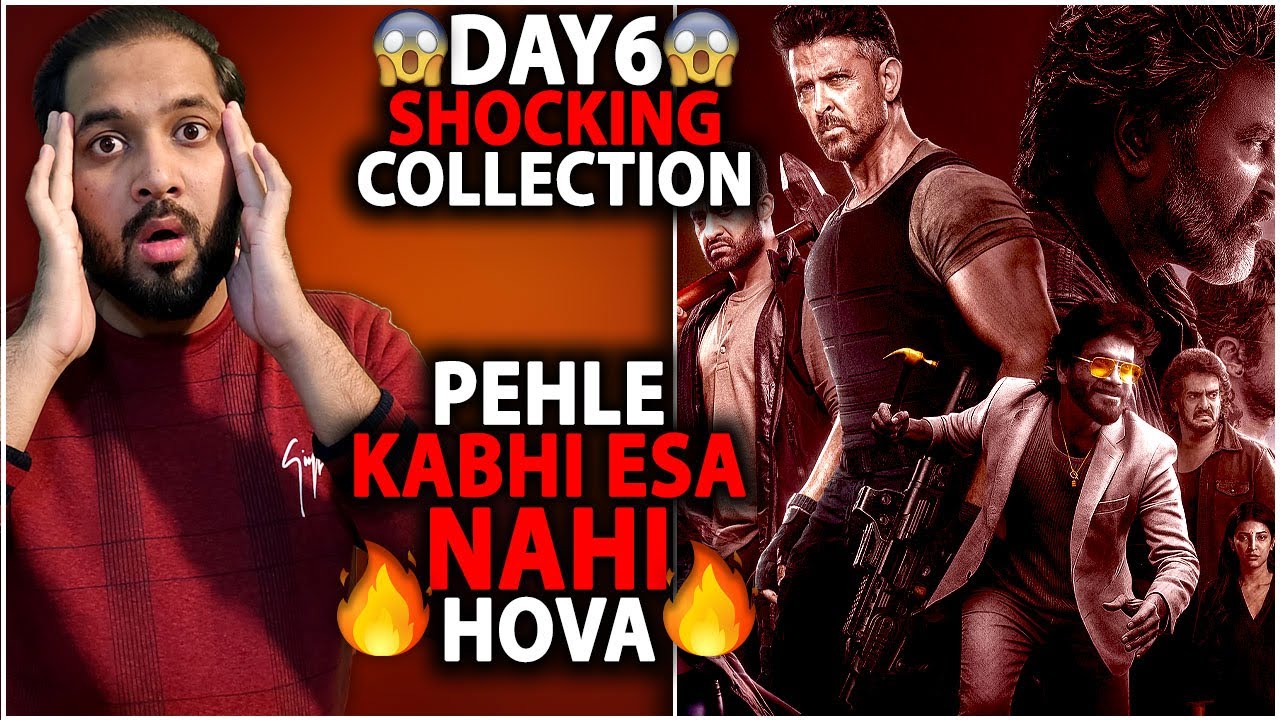 WAR 2 vs Coolie Day 6 Shocking Box Office Collection | War 2 Box Office Collection India Worldwide