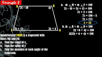 Problem Solving Involving Parallelograms, Trapezoids, and Kites