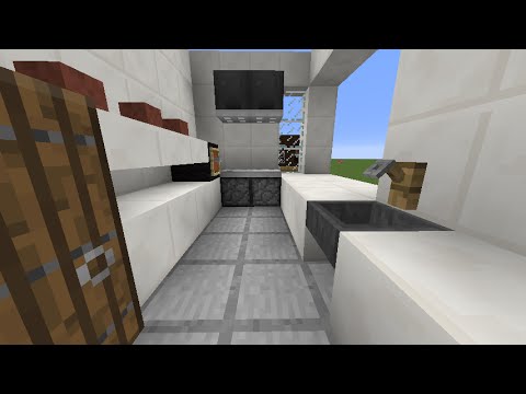 マインクラフト インテリア研究所 キッチン編 Youtube