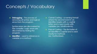 004 Introduction to Object Oriented Programming OOP